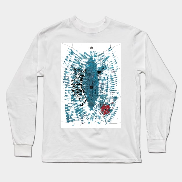 At the Purgatory door Long Sleeve T-Shirt by CarolinaCampos